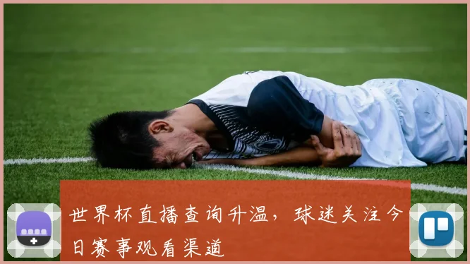 世界杯直播查询升温,球迷关注今日赛事观看渠道