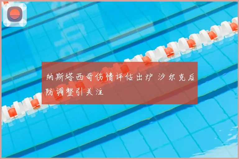 纳斯塔西奇伤情评估出炉 沙尔克后防调整引关注
